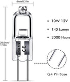 Darrahopens Home & Garden > Lighting > Light Bulbs G4 Halogen Lamps 10W 12V Warm White 10-Pack