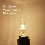 Darrahopens Home & Garden > Lighting > Light Bulbs G4 Halogen Lamps 12V 10W Warm White (12 pcs)
