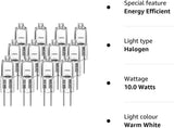 Darrahopens Home & Garden > Lighting > Light Bulbs G4 Halogen Lamps 12V 10W Warm White (12 pcs)