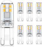 Darrahopens Home & Garden > Lighting > Light Bulbs G9 LED bulbs 1.5W equivalent to 20W halogen natural white light 4000K, AC 220-240V, non-dimmable, mini bulb, flicker-free, 6-pack_MGF
