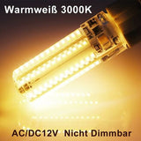 Darrahopens Home & Garden > Lighting > Light Bulbs GY6.35 LED Bulb 12V 7W 3000K Warm White 360 Beam Angle for Cabinet Lighting Non-Dimmable 2 Pack