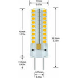 Darrahopens Home & Garden > Lighting > Light Bulbs GY6.35 LED bulb, LED G6.35 12V, 7W halogen bulb equivalent to 50W, warm white 3000K, 360° beam angle, for cabinet lighting, non-dimmable (2_MGF