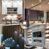Darrahopens Home & Garden > Lighting > Light Bulbs Mini LED Downlights for Ceiling 9 Pack,Cold White 6000K LED Recessed Ceiling Lights Spot Lights for Living Room Bedroom Kitchen Garden [Energy Class E]