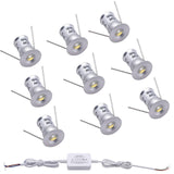 Darrahopens Home & Garden > Lighting > Light Bulbs Mini LED Downlights for Ceiling 9 Pack,Cold White 6000K LED Recessed Ceiling Lights Spot Lights for Living Room Bedroom Kitchen Garden [Energy Class E]