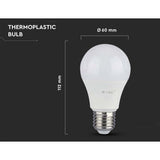 Darrahopens Home & Garden > Lighting > Light Bulbs Pack Of 10 Pack Of 10 E27 9W A60 LED Bulbs - Warm White Light 4200K - 806 Lumen