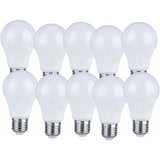 Darrahopens Home & Garden > Lighting > Light Bulbs Pack Of 10 Pack Of 10 E27 9W A60 LED Bulbs - Warm White Light 4200K - 806 Lumen