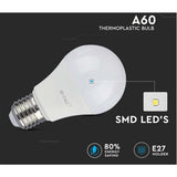 Darrahopens Home & Garden > Lighting > Light Bulbs Pack Of 10 Pack Of 10 E27 9W A60 LED Bulbs - Warm White Light 4200K - 806 Lumen