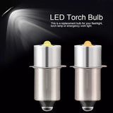 Darrahopens Home & Garden > Lighting > Light Bulbs Upgrade LED Lights P13.5S White 3-12V DC6V-24V Compatible with Maglite Flashlight