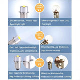 Darrahopens Home & Garden > Lighting > Light Bulbs Upgrade LED Lights P13.5S White 3-12V DC6V-24V Compatible with Maglite Flashlight
