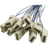 Darrahopens Home & Garden > Lighting > Lighting Accessories 10 pcs G9 Ceramic Lamp Holder,Halogen Lamps Ceramic Connector Socket,G9 Lamp Holder 250V G9 Socket Ceramic Light Lamp