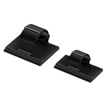 Darrahopens Home & Garden > Lighting > Lighting Accessories 100PCS Cable Clips Black, AIBOO Upgraded Wire Clips Adhesive with 50PCS Small Size & 50PCS Large Size Cable Straps, Mini Cable Wire Management for Handling Under Cabinet Lighting with Cords