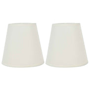 Darrahopens Home & Garden > Lighting > Lighting Accessories 2PCS Fabric Lampshade European Style Clip On Lamp Shade for E14 Screw Chandelier Wall LampPT07 White In Australia - Darrahopens