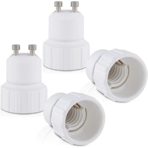 Darrahopens Home & Garden > Lighting > Lighting Accessories 4X Socket Adapter - Gu10 To E14 Socket Converter - Bayonet Base Lamp Holder Adapter For LED Halogen Bulb