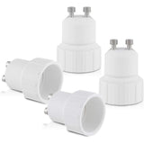 Darrahopens Home & Garden > Lighting > Lighting Accessories 4X Socket Adapter - Gu10 To E14 Socket Converter - Bayonet Base Lamp Holder Adapter For LED Halogen Bulb