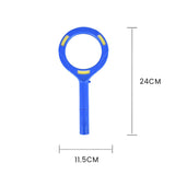 Darrahopens Home & Garden > Lighting > Lighting Accessories Brillar Light Up Magnifying Glass – Blue, 3× Magnification with COB LED Lighting