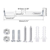 Darrahopens Home & Garden > Lighting > Lighting Accessories Ceiling Light Bracket 95mm, 4-Pack Compatible with Chandeliers and Pendant Lights, Mounting Holders and Accessories