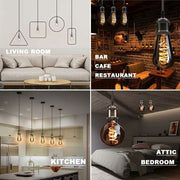 Darrahopens Home & Garden > Lighting > Lighting Accessories E27 Vintage Lamp Socket, Light Bulb Socket, Ceramic Lamp Holder Adapter For Decorating Bars, Restaurants, Bedrooms,