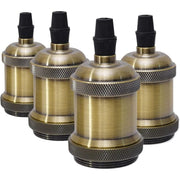 Darrahopens Home & Garden > Lighting > Lighting Accessories E27 Vintage Lamp Socket, Light Bulb Socket, Ceramic Lamp Holder Adapter For Decorating Bars, Restaurants, Bedrooms,