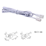 Darrahopens Home & Garden > Lighting > Lighting Accessories Extension Cables 9.84FT LED Under Cabinet Puck Lighting, 2-Pin Male and Female Cable Connector Extension Cords for Led Puck Lights with White Cords (6 Pack) 2-PIN ONLY