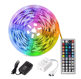 Darrahopens Home & Garden > Lighting > Lighting Accessories Waterproof 12V RGB 5M 3528 300 LED Strips Lights 44 Keys Controller