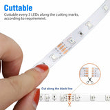 Darrahopens Home & Garden > Lighting > Lighting Accessories Waterproof 12V RGB 5M 3528 300 LED Strips Lights 44 Keys Controller