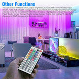 Darrahopens Home & Garden > Lighting > Lighting Accessories Waterproof 12V RGB 5M 3528 300 LED Strips Lights 44 Keys Controller