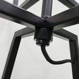 Darrahopens Home & Garden > Lighting Modern Dimmable Floor Lamp w/ Linen Shade Designer Lighting - Matte Black