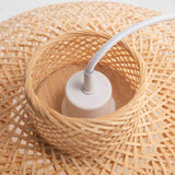 Darrahopens Home & Garden > Lighting Natural Hand Woven Bamboo Dome Pendant Lamp Hanging Light Rattan Style
