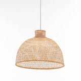 Darrahopens Home & Garden > Lighting Natural Hand Woven Bamboo Dome Pendant Lamp Hanging Light Rattan Style