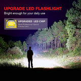 Darrahopens Home & Garden > Lighting > Night Lights & Ambient Lighting 2-Pack High-Powered LED Flashlight with 500m Long Range - Zoomable Focus & Waterproof Tactical Torch - Durable Aluminum Alloy