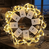 Darrahopens Home & Garden > Lighting > Night Lights & Ambient Lighting 24 Battery Operated Fairy Lights [3 Modes] 7ft 20 LED Mini Twinkle String Lights Waterproof Silver Wire Firefly Starry Sky Lights for Weddings, Mason Jars, Christmas Decorations, Warm White