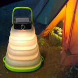 Darrahopens Home & Garden > Lighting > Night Lights & Ambient Lighting 2Pcs Collapsiable Solar Lamp -Black and Green