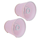 Darrahopens Home & Garden > Lighting > Night Lights & Ambient Lighting 2PCS European Style E14 Lamp Shade Pink Lampshade for Chandelier Table Wall Lamps Home Decoration In Australia - Darrahopens