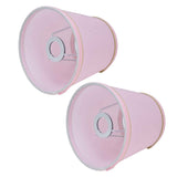 Darrahopens Home & Garden > Lighting > Night Lights & Ambient Lighting 2PCS European Style E14 Lamp Shade Pink Lampshade for Chandelier Table Wall Lamps Home Decoration In Australia - Darrahopens