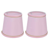 Darrahopens Home & Garden > Lighting > Night Lights & Ambient Lighting 2PCS European Style E14 Lamp Shade Pink Lampshade for Chandelier Table Wall Lamps Home Decoration In Australia - Darrahopens