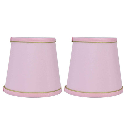 Darrahopens Home & Garden > Lighting > Night Lights & Ambient Lighting 2PCS European Style E14 Lamp Shade Pink Lampshade for Chandelier Table Wall Lamps Home Decoration In Australia - Darrahopens