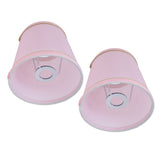 Darrahopens Home & Garden > Lighting > Night Lights & Ambient Lighting 2PCS European Style E14 Lamp Shade Pink Lampshade for Chandelier Table Wall Lamps Home Decoration In Australia - Darrahopens