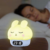 Darrahopens Home & Garden > Lighting > Night Lights & Ambient Lighting Children's night light - table lamp for bedroom - cute rabbit shape - cartoon bedside lamp - baby night light (blue)