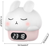 Darrahopens Home & Garden > Lighting > Night Lights & Ambient Lighting Children's night light - table lamp for bedroom - cute rabbit shape - cartoon bedside lamp - baby night light (pink)