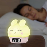 Darrahopens Home & Garden > Lighting > Night Lights & Ambient Lighting Children's night light - table lamp for bedroom - cute rabbit shape - cartoon bedside lamp - baby night light (pink)