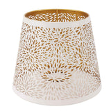 Darrahopens Home & Garden > Lighting > Night Lights & Ambient Lighting Lamp Shade E27 E26 White Carved Flower Pattern Iron Modern Design Easy Installation Bulb Shade for Home Living Room In Australia - Darrahopens