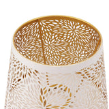 Darrahopens Home & Garden > Lighting > Night Lights & Ambient Lighting Lamp Shade E27 E26 White Carved Flower Pattern Iron Modern Design Easy Installation Bulb Shade for Home Living Room In Australia - Darrahopens