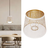Darrahopens Home & Garden > Lighting > Night Lights & Ambient Lighting Lamp Shade E27 E26 White Carved Flower Pattern Iron Modern Design Easy Installation Bulb Shade for Home Living Room In Australia - Darrahopens