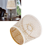Darrahopens Home & Garden > Lighting > Night Lights & Ambient Lighting Lamp Shade E27 E26 White Carved Flower Pattern Iron Modern Design Easy Installation Bulb Shade for Home Living Room In Australia - Darrahopens