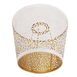 Darrahopens Home & Garden > Lighting > Night Lights & Ambient Lighting Lamp Shade E27 E26 White Carved Flower Pattern Iron Modern Design Easy Installation Bulb Shade for Home Living Room In Australia - Darrahopens