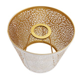 Darrahopens Home & Garden > Lighting > Night Lights & Ambient Lighting Lamp Shade E27 E26 White Carved Flower Pattern Iron Modern Design Easy Installation Bulb Shade for Home Living Room In Australia - Darrahopens