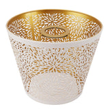 Darrahopens Home & Garden > Lighting > Night Lights & Ambient Lighting Lamp Shade E27 E26 White Carved Flower Pattern Iron Modern Design Easy Installation Bulb Shade for Home Living Room In Australia - Darrahopens