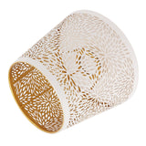Darrahopens Home & Garden > Lighting > Night Lights & Ambient Lighting Lamp Shade E27 E26 White Carved Flower Pattern Iron Modern Design Easy Installation Bulb Shade for Home Living Room In Australia - Darrahopens