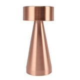 Darrahopens Home & Garden > Lighting > Night Lights & Ambient Lighting LED Portable Metal Table Lamp with Touch Sensor 3 Color Stepless Dimming Nightstand Desk Lamp Rechargeable Night Light Rose Gold In Australia - Darrahopens