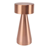 Darrahopens Home & Garden > Lighting > Night Lights & Ambient Lighting LED Portable Metal Table Lamp with Touch Sensor 3 Color Stepless Dimming Nightstand Desk Lamp Rechargeable Night Light Rose Gold In Australia - Darrahopens
